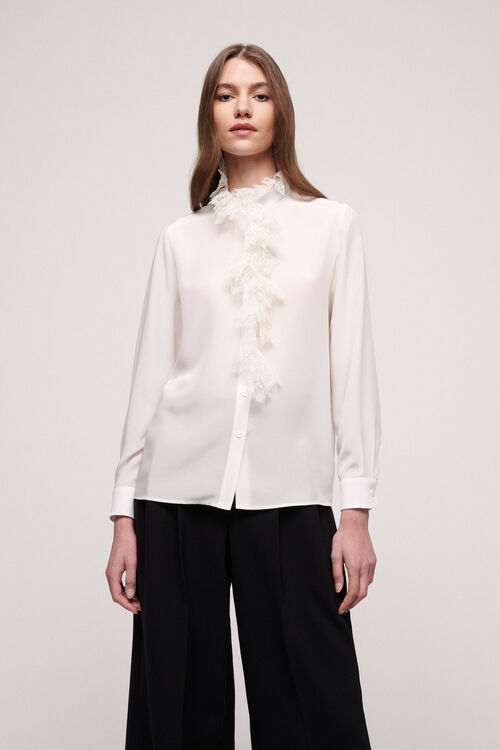 Luisa Spagnoli Lode - Camicia in seta Novità