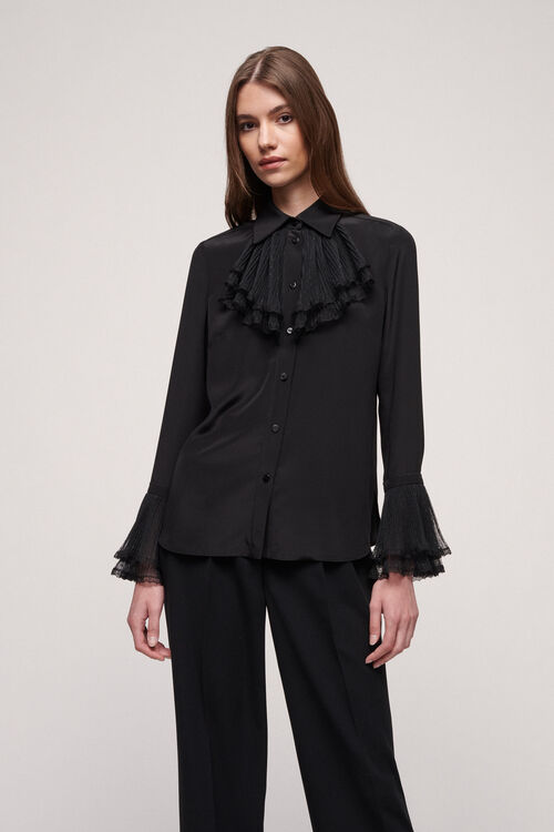 Luisa Spagnoli Laghetto - Camicia in seta Presa