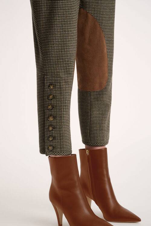 Luisa Spagnoli Olano - Pantaloni pied-de-poule Saldi