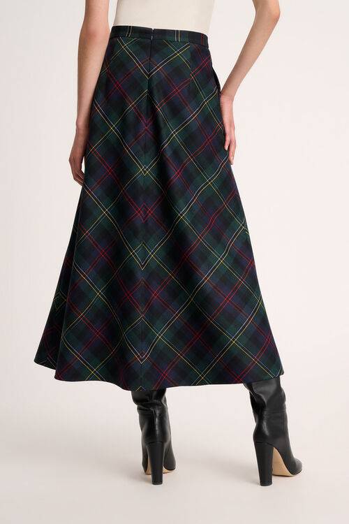 Luisa Spagnoli Furetto - Gonna tartan Consegna Veloce