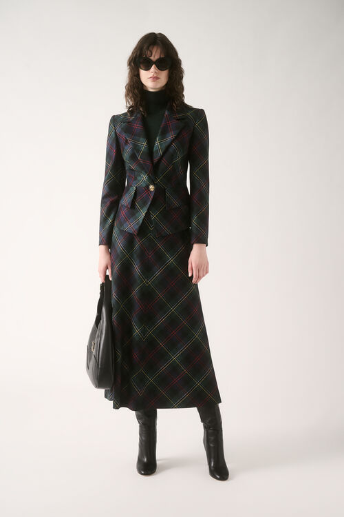 Luisa Spagnoli Furetto - Gonna tartan Consegna Veloce