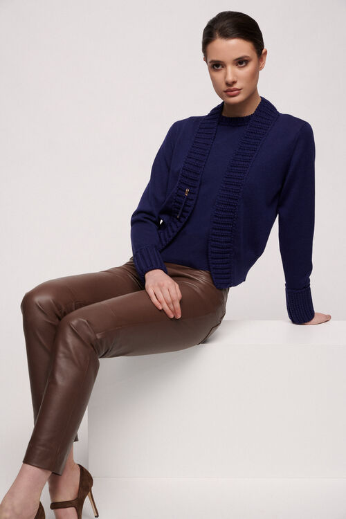 Luisa Spagnoli Mini - Top in lana Vendita Calda