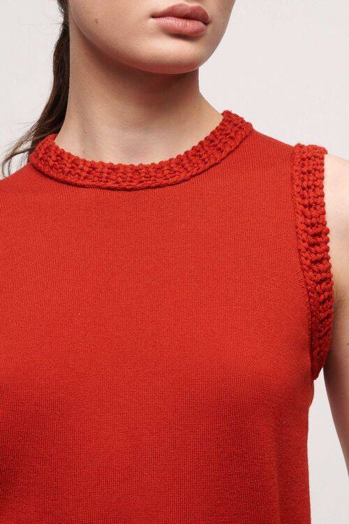 Luisa Spagnoli Mini - Top in lana In Linea