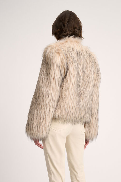 Luisa Spagnoli Saga - Giacca in faux fur Vendita Economica