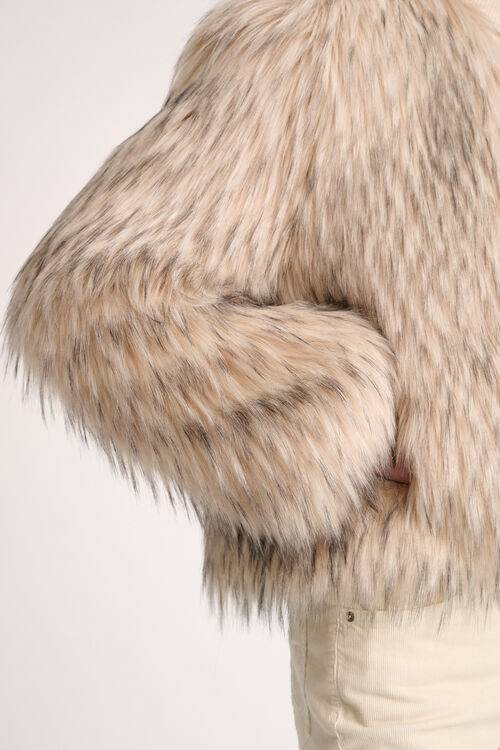 Luisa Spagnoli Saga - Giacca in faux fur Vendita Economica