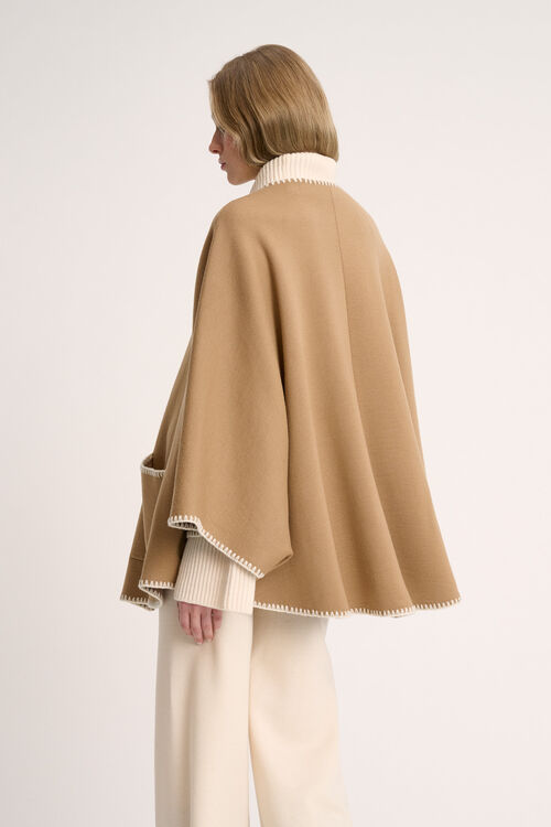 Luisa Spagnoli Meglio - Mantella ricamata Saldi Di Fabbrica