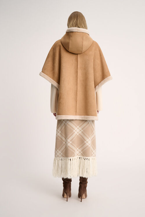 Luisa Spagnoli Spray - Mantella dettagli faux fur 2025