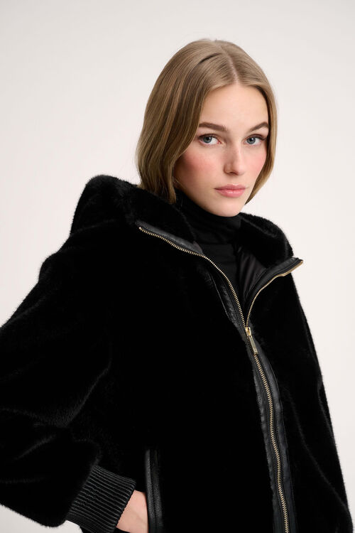 Luisa Spagnoli Scheggia - Giubbotto faux fur In Linea