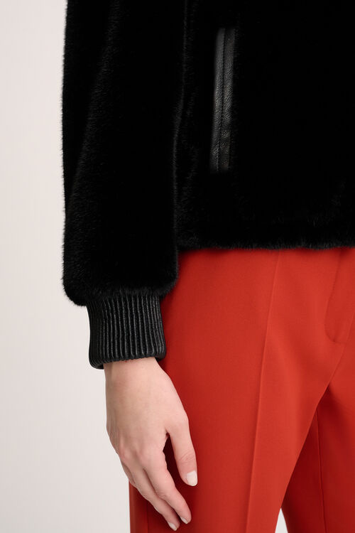 Luisa Spagnoli Scheggia - Giubbotto faux fur In Linea