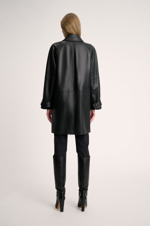 Luisa Spagnoli Superbo - Cappotto in pelle Vendita