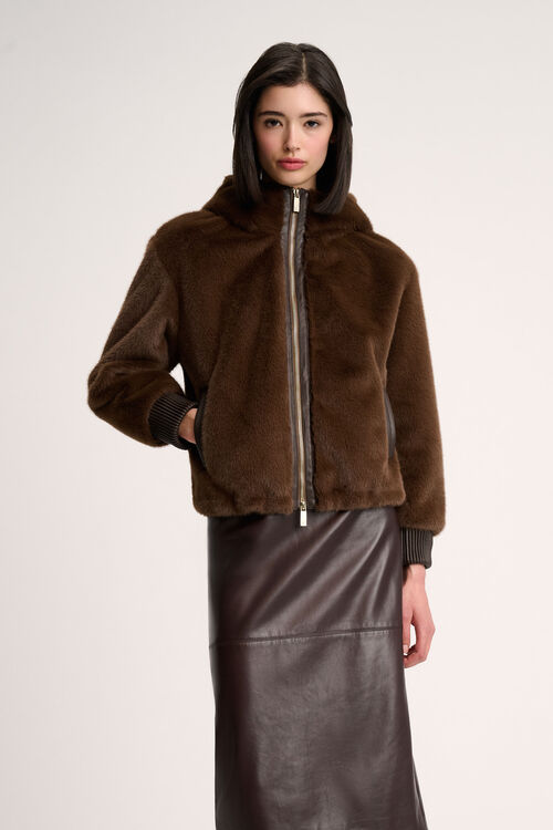 Luisa Spagnoli Scheggia - Giubbotto faux fur Sottocosto