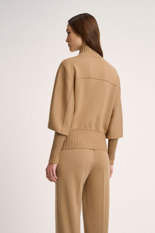 Luisa Spagnoli Merlo - Giacca bomber in maglia Hotsell