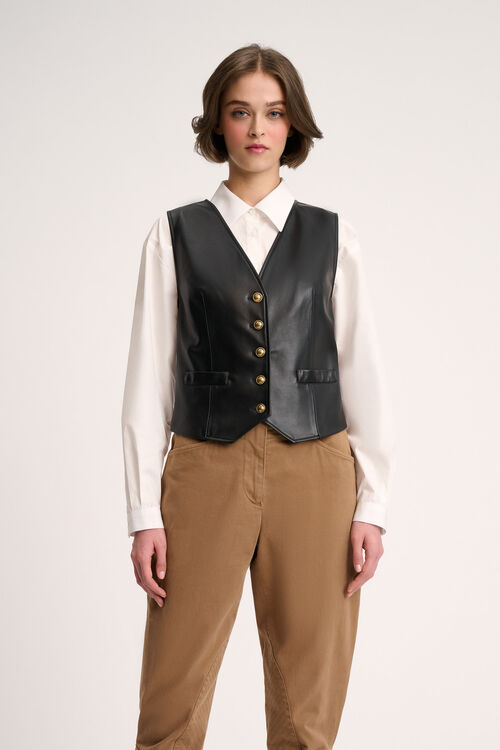 Luisa Spagnoli Sapore - Gilet in pelle I Più Venduti