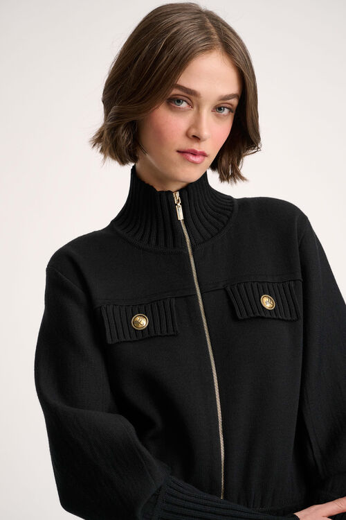 Luisa Spagnoli Merlo - Giacca bomber in maglia Italia