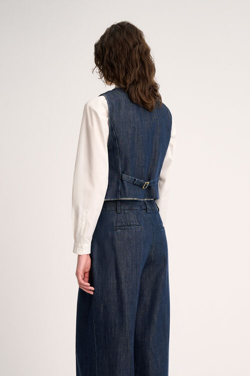Luisa Spagnoli Scudiero - Gilet in denim In Linea