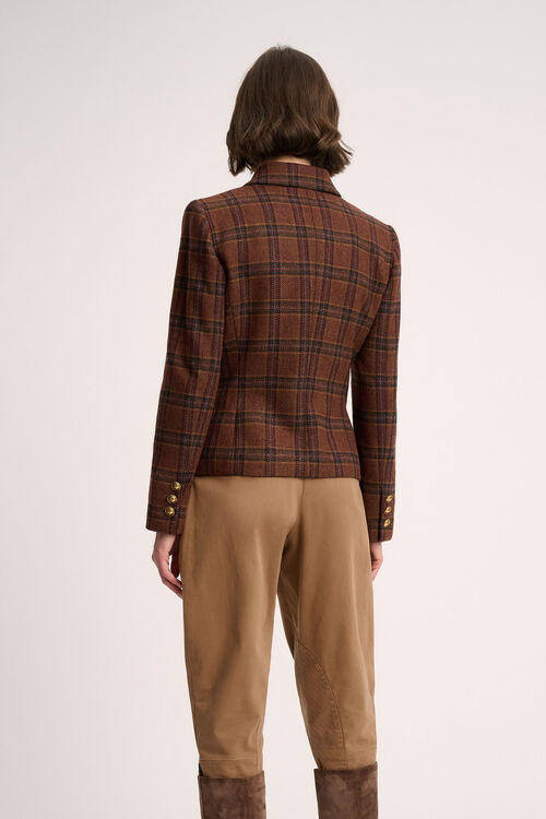 Luisa Spagnoli Suoneria - Giacca tartan Qualità Garantita