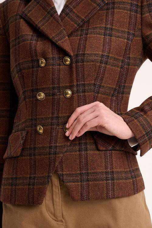 Luisa Spagnoli Suoneria - Giacca tartan Qualità Garantita