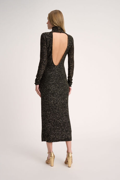 Luisa Spagnoli Cromata - Abito lurex Saldi