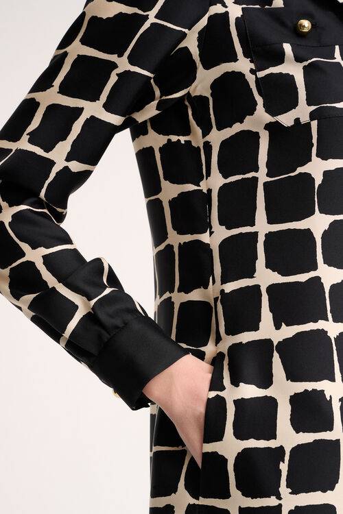 Luisa Spagnoli Generoso - Abito chemisier Saldi Di Fabbrica