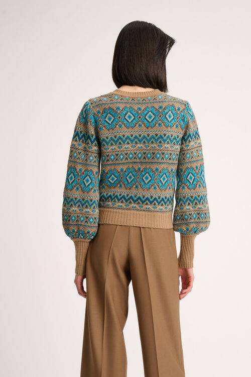 Luisa Spagnoli Correttore - Pullover jacquard Consegna Veloce