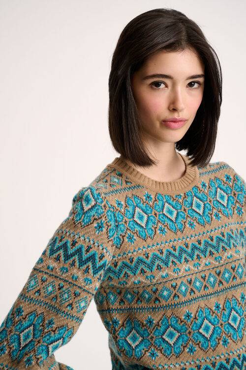 Luisa Spagnoli Correttore - Pullover jacquard Consegna Veloce