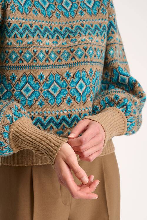 Luisa Spagnoli Correttore - Pullover jacquard Consegna Veloce