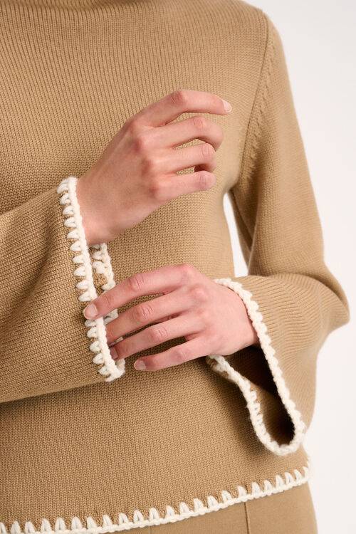 Luisa Spagnoli Monet - Pullover lupetto Sottocosto