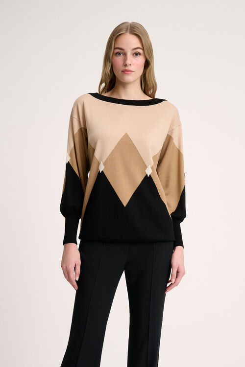 Luisa Spagnoli Magneti - Pullover a rombi Sconto
