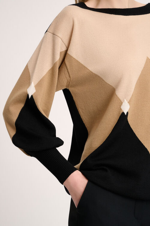 Luisa Spagnoli Magneti - Pullover a rombi Sconto