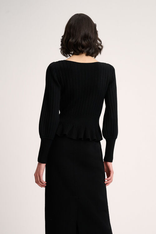 Luisa Spagnoli Merlato - Pullover scollo a cuore Online