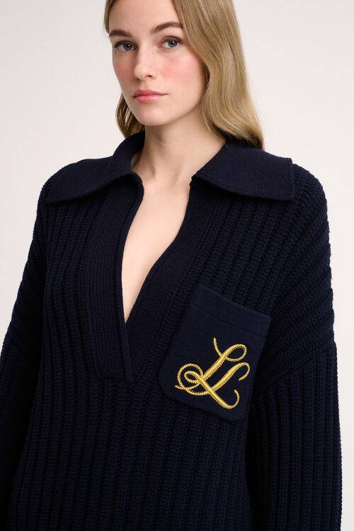 Luisa Spagnoli Maniacale - Maxi pullover ricamato - Fashion Show