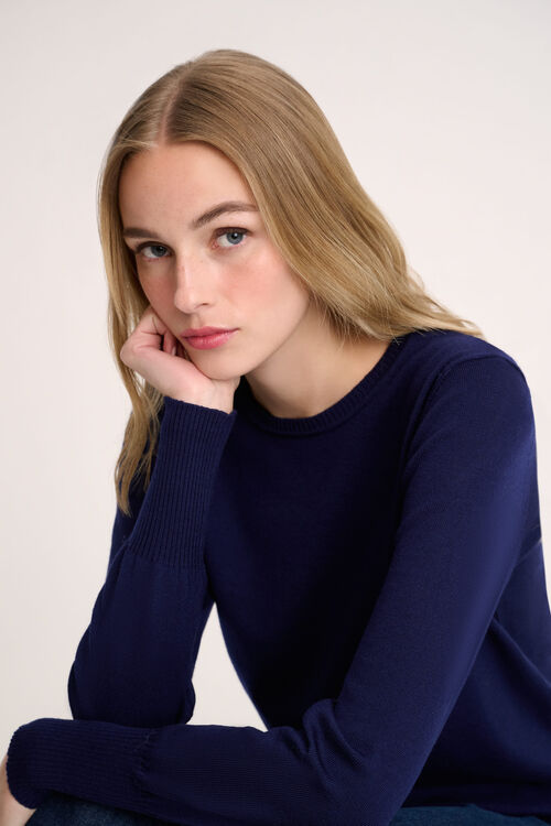 Luisa Spagnoli Mossa - Pullover in lana In Linea