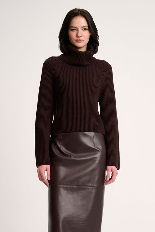 Luisa Spagnoli Magnus - Pullover dolcevita a coste Qualità