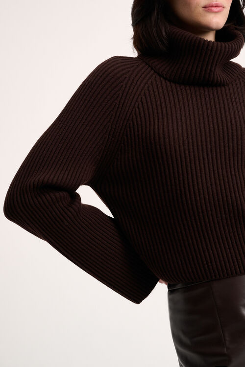 Luisa Spagnoli Magnus - Pullover dolcevita a coste Qualità