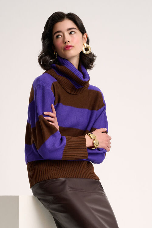 Luisa Spagnoli Marsupio - Pullover a righe