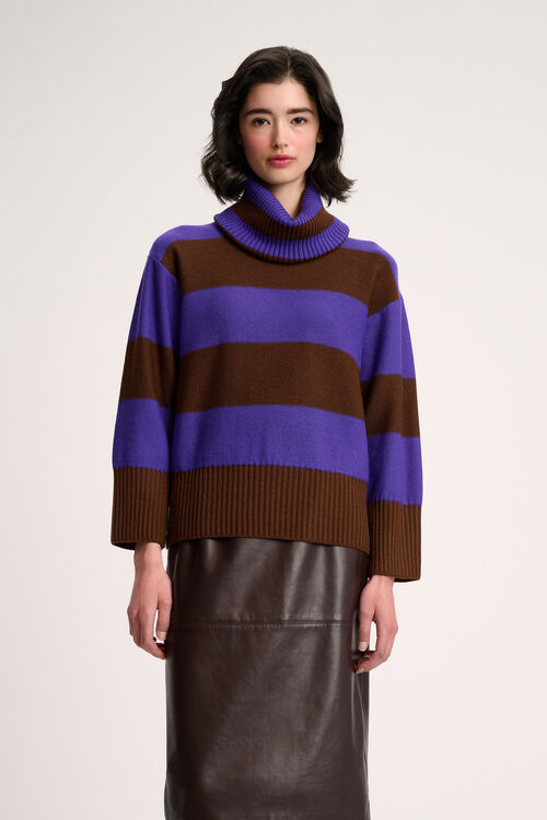 Luisa Spagnoli Marsupio - Pullover a righe Vendita
