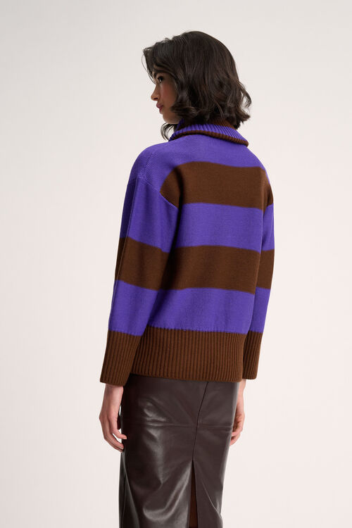 Luisa Spagnoli Marsupio - Pullover a righe Vendita