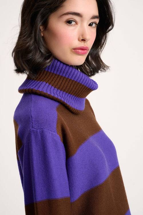 Luisa Spagnoli Marsupio - Pullover a righe Vendita