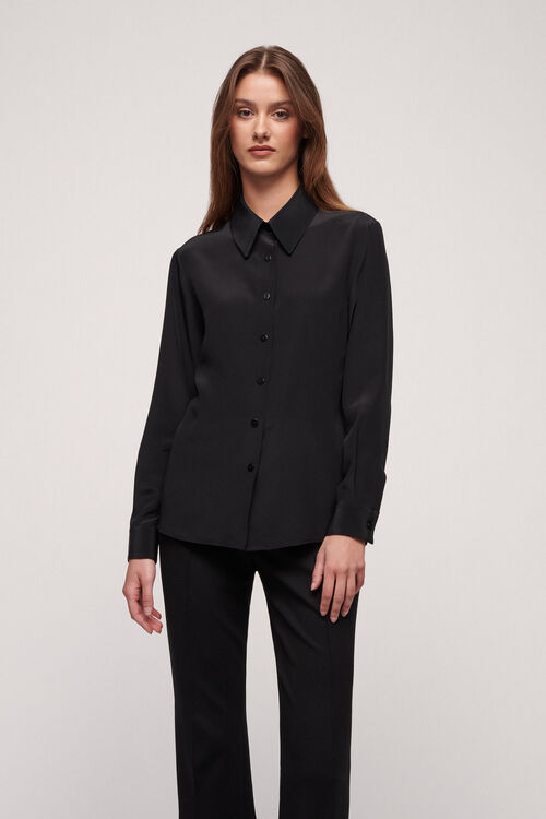 Luisa Spagnoli Limonaia - Camicia in seta Qualità Garantita