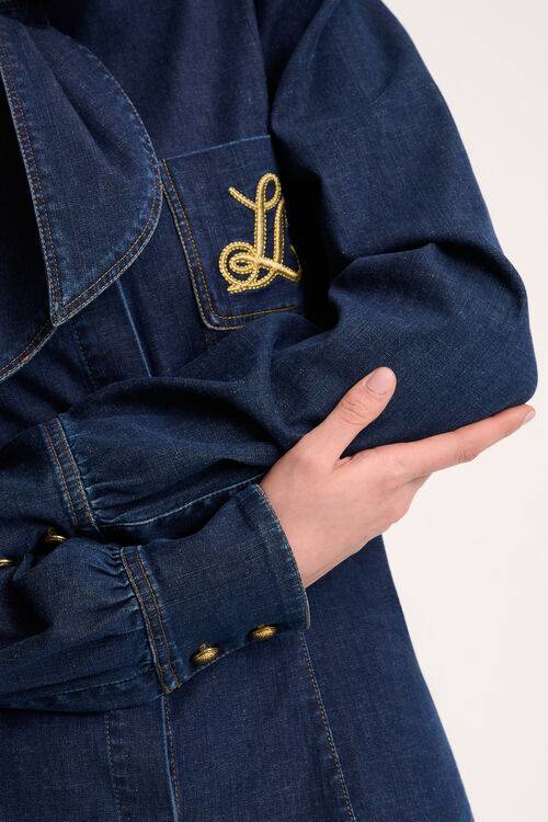 Luisa Spagnoli Leonessa - Camicia in denim Presa