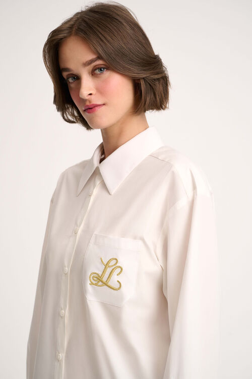 Luisa Spagnoli Legenda - Camicia ricamata Economico