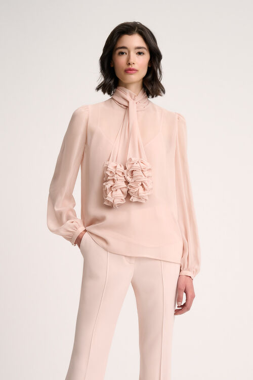 Luisa Spagnoli Lola - Blusa con ruches Vendita Calda
