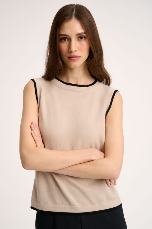 Luisa Spagnoli Macinapepe - Top in maglia I Più Venduti