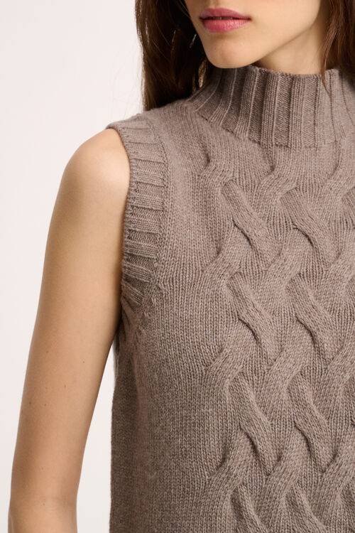 Luisa Spagnoli Chiusura - Gilet a collo alto 2025