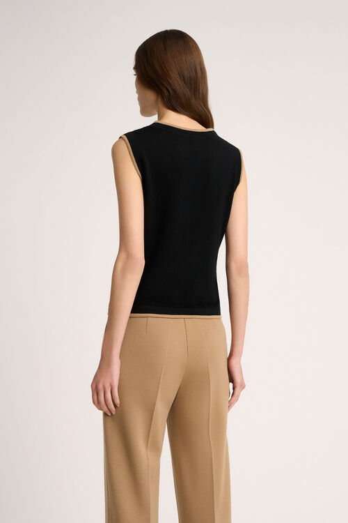 Luisa Spagnoli Macinapepe - Top in maglia Nuovo