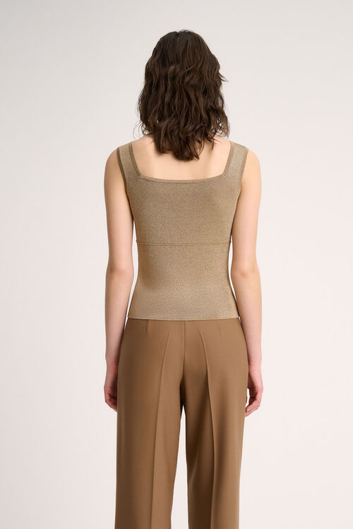 Luisa Spagnoli Zac - Top in lurex Consegna Veloce
