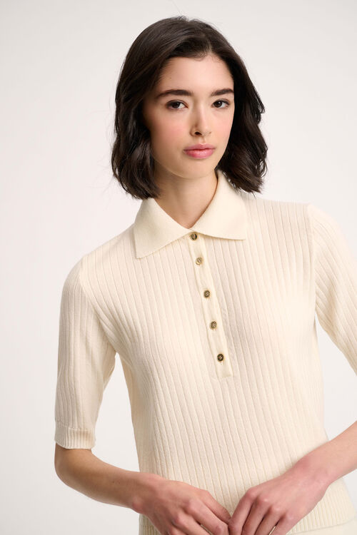 Luisa Spagnoli Medeola - Polo in maglia - Fashion Show Promozione Limitata