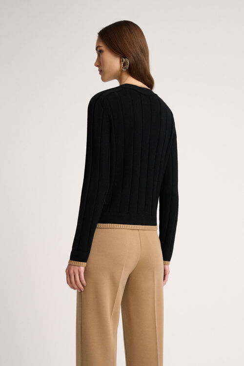 Luisa Spagnoli Mozione - Cardigan bon ton Presa