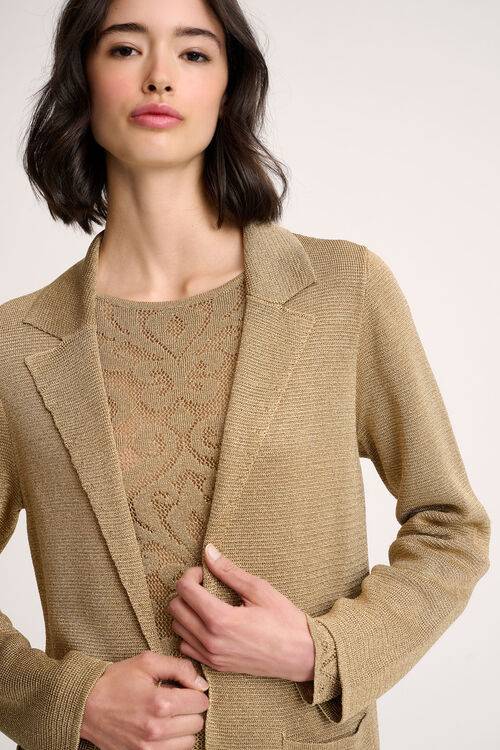 Luisa Spagnoli Zeppola - Cardigan lurex Sconto
