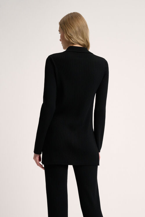 Luisa Spagnoli Molla - Cardigan lungo ricamato Outlet